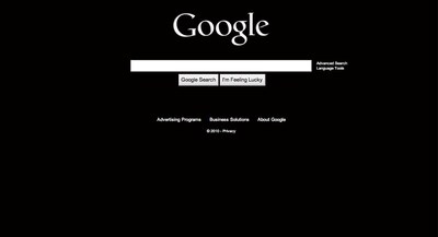Black Background Google